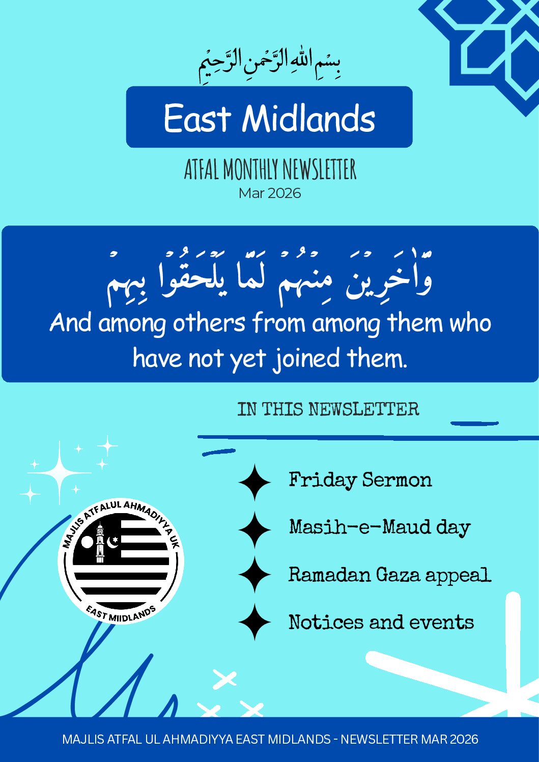 East Midlands newsletter cover